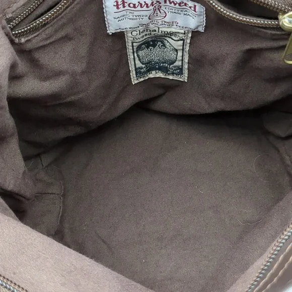 Harris Tweed Glenalmond co Plaid Tote - Picture 12 of 14